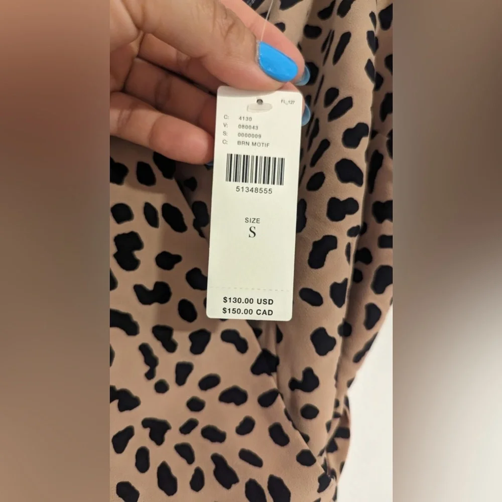 Anthropologie Sanctuary wrap it up spaghetti strap cheetah print dress - Picture 9 of 11